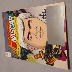 1991 Vortex Legends of NASCAR Junior Johnson Comic Book with Hologram